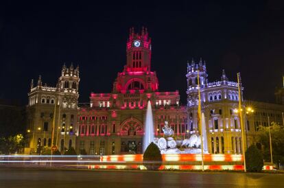 Fachada del Ayuntamiento de Madrid.