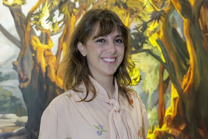 La pintora paisajista Emma Webster.