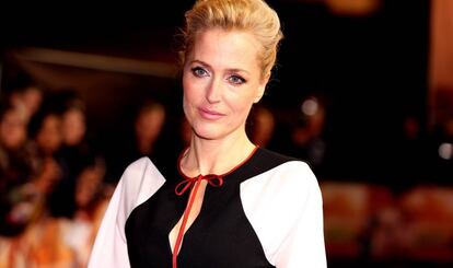 Gillian Anderson, en Londres.