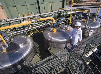 Planta de producción de biocarburantes del grupo Natura en Toledo.