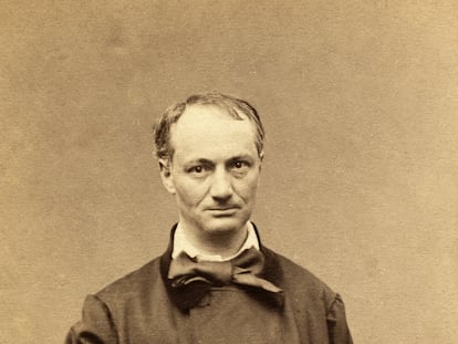 Retrato de Charles Baudelaire (1821-1867), hacia 1858.