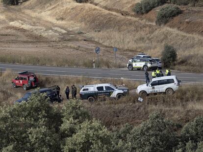 La zona en la que el matrimonio de Puebla de Almenara perdío la vida como consecuencia de una riada en el término de Saelices ( Cuenca).