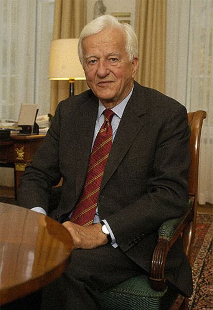 El ex presidente alemán Richard von Weizsäcker.