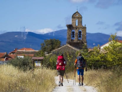 Peregrinas en el Camino Franc&eacute;s. 