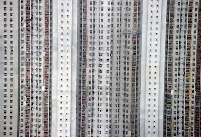 Bloque de apartamentos, en el distrito de los Nuevos Territorios en Hong Kong. Las autoridades locales han anunciado que tomarán medidas para intentar enfriar el mercado de la propiedad residencial en la ciudad, ante los elevados precios que se registran en el mercado.