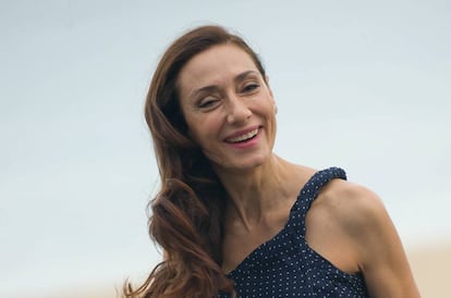 Rosana Pastor en la presentación de 'La herida' en el Festival de cine de San Sebastián de 2013.