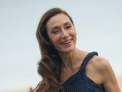 Rosana Pastor en la presentación de 'La herida' en el Festival de cine de San Sebastián de 2013.