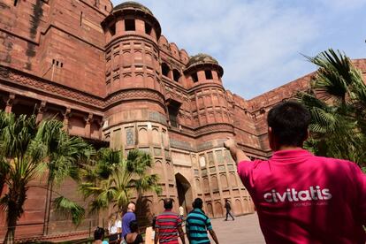 Agra, la ciudad de la India más visitada, allí se encuentra el Taj Mahal.