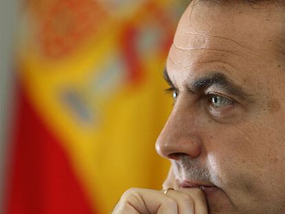 El candidato del PSOE, José Luis Rodríguez Zapatero
