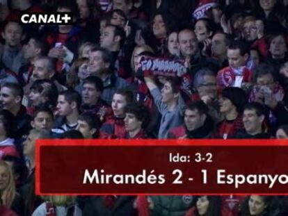 Mirandés 2 - Espanyol 1