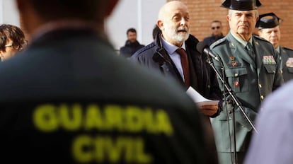 El director de la Guardia Civil, Félix Azón, en un acto oficial del cuerpo.