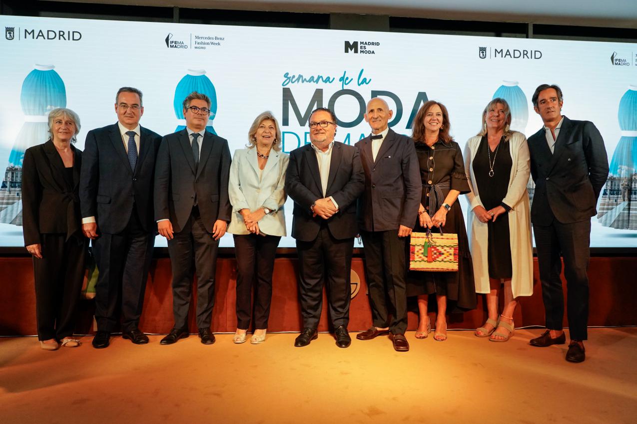 Pepa Bueno, Directora Ejecutiva de ACME; Oscar Romera, Coordinador General de Economía, Comercio y Consumo del Ayuntamiento de Madrid; Daniel Martínez, Vicepresidente Ejecutivo de IFEMA MADRID; Engracia Hidalgo, Delegada del Área de Gobierno de Economía,