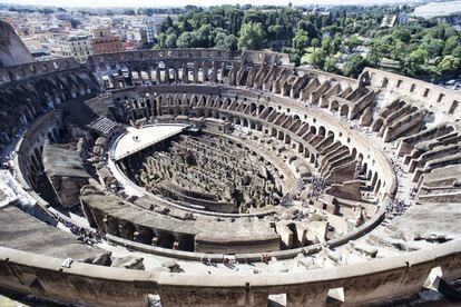 La siguiente fase de las obras se centrará en la arena. La intención es habilitarla para que los visitantes puedan pisarla, y para poder celebrar eventos culturales.