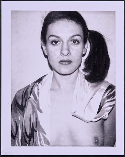Paloma Picasso, retratada por Andy Warhol en 1973.