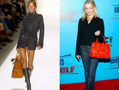 Gisele llevando el ‘Gisele’ y la actriz Reese Witherspoon con él.