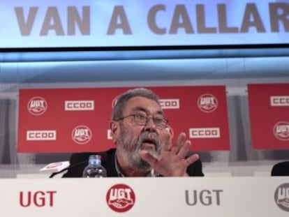 Cándido Méndez, secretario general de UGT, en junio del año pasado