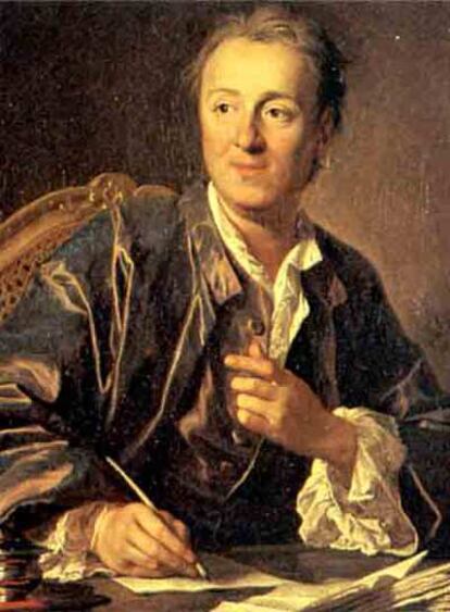 Retrato de Denis Diderot (1767), de Louis Michel van Loo.