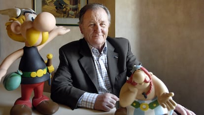 Albert Uderzo, cocreador de Astérix y Obélix con René Goscinny, en París el 19 de abril de 2007. 