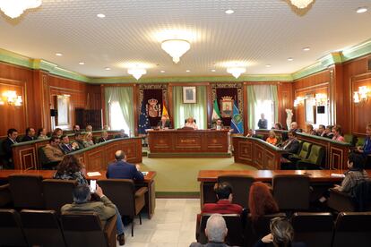 Pleno Ayuntamiento de Marbella, este lunes.