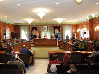 Pleno Ayuntamiento de Marbella, este lunes.