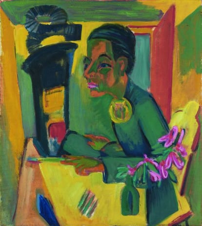 'El pintor (autorretrato)', 1919-1920  Staatliche Kunsthalle Karlsruhe 2011
