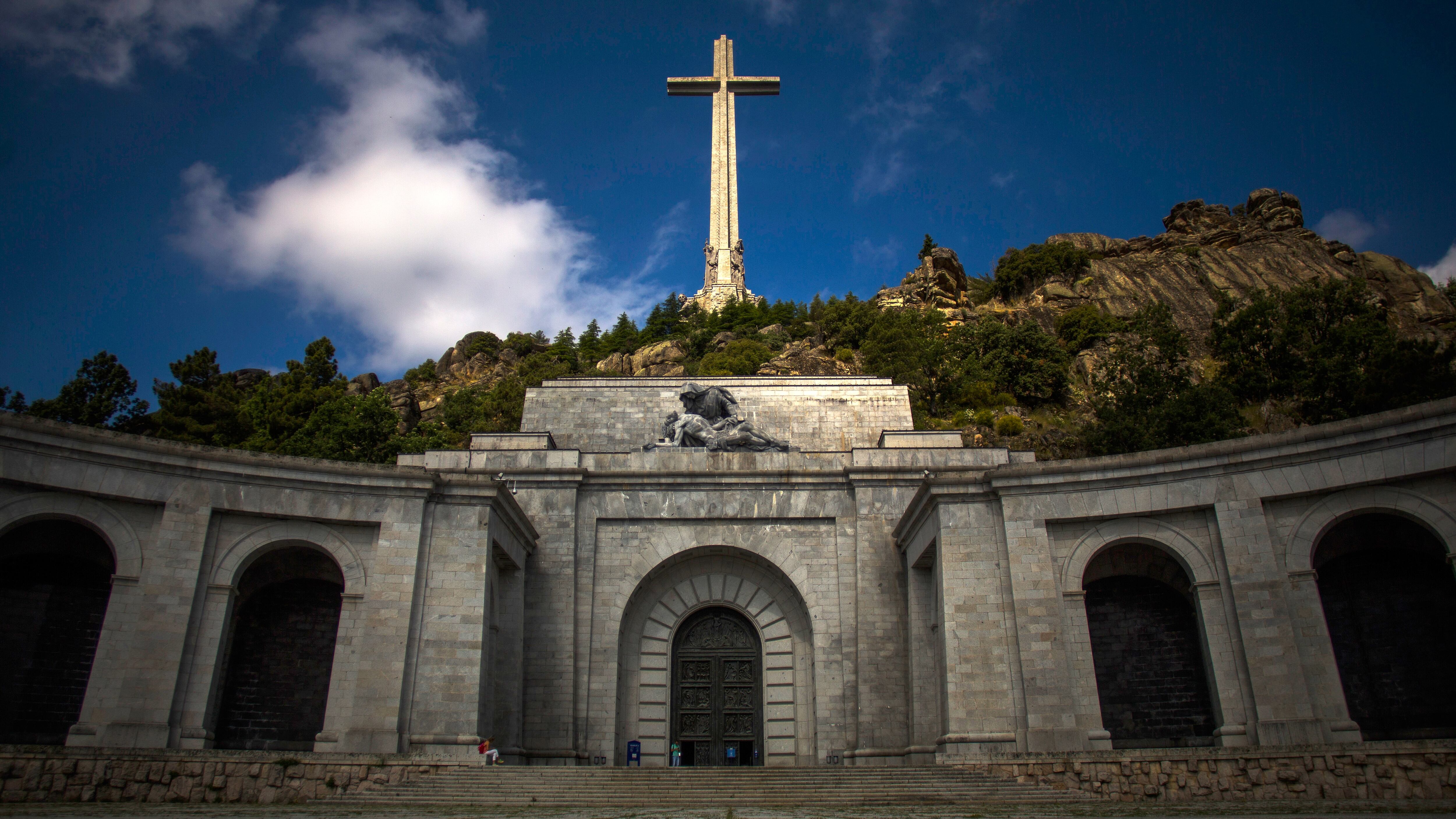 Explanada del Valle de los Caídos, en San Lorenzo de El Escorial (Madrid). 