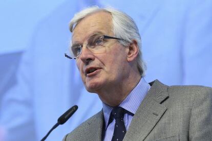 El comisario europeo del Mercado Interior y Servicios Financieros, Michel Barnier.