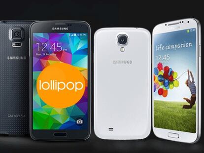 Paralizan la actualización a Lollipop de Samsung Galaxy S4 y S5