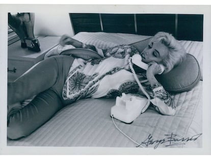 Una de las fotos de Marilyn Monroe en junio de 1962 que se subastan.
