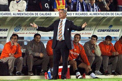 Ranieri gesticula delante de su banquillo durante el partido que su equipo jugó el domingo en Getafe.