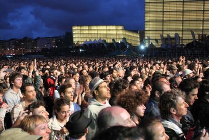 B. B. King estuvo arropado ayer por miles de personas en San Sebastián.