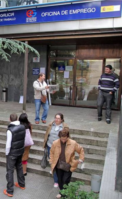 Oficina del servicio del empleo en Vigo.