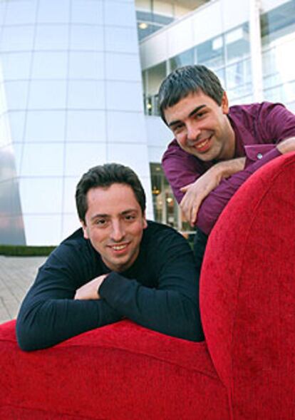 Serguéi Brin (izquierda) y Larry Page, fundadores del buscador Google.
/ AP