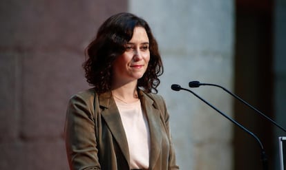 La presidenta de la Comunidad de Madrid, Isabel Díaz Ayuso.