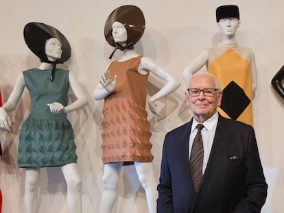 Pierre Cardin, en noviembre de 2014 en la inauguración de su museo en París.