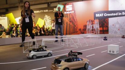 Vehículos inteligentes en la feria Smart City Expo.