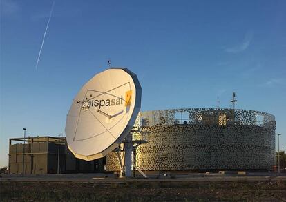 Instalaciones de Hispasat.