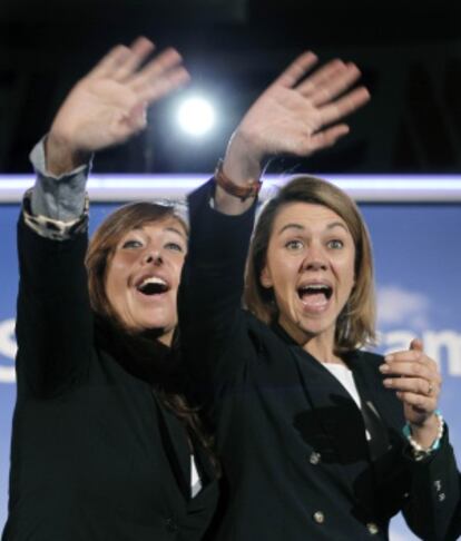 Cospedal y Sánchez Camacho.