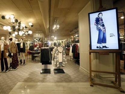 La tienda renovada de Cortefiel en la calle Goya de Madrid.