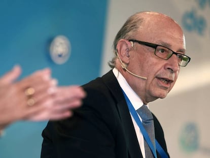 El ministro de Hacienda, Cristóbal Montoro.