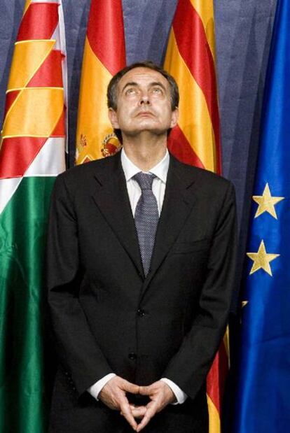 Zapatero, en una imagen del pasado marzo en Cataluña.