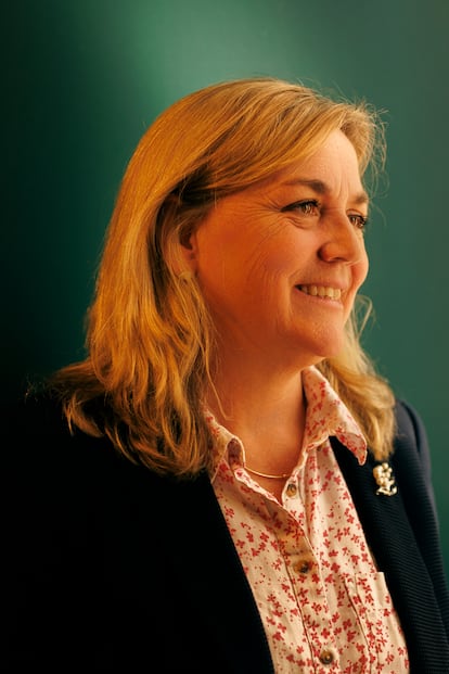 Kathy Willis, bióloga y profesora de Biodiversidad en la Universidad de Oxford, tras la entrevista.