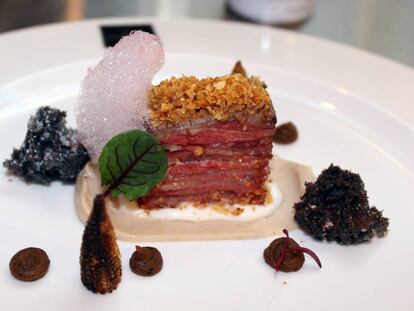 Casta&ntilde;era de Guadarrama, uno de los platos con el que Herrera ha ganado el concurso gastron&oacute;mico nacional. 