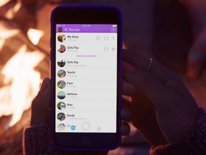 Los usuarios ya pueden crear historias colectivas en Snapchat.