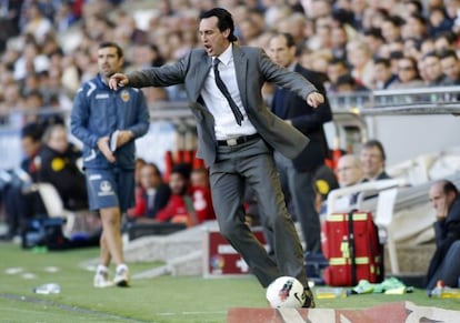 Unai Emery, ante el Mallorca