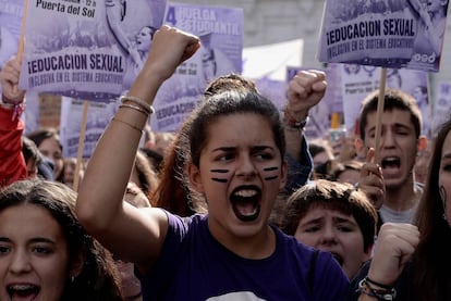 Manifestación en Madrid.