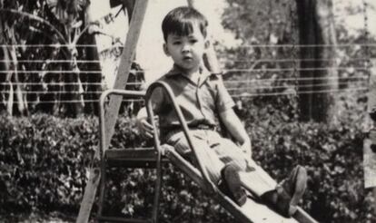 Viet Thanh Nguyen, en Vietnam en 1973 o 1974.