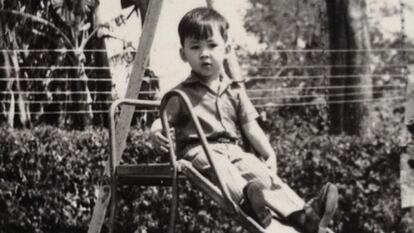 Viet Thanh Nguyen, en Vietnam en 1973 o 1974.