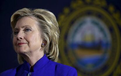 Hillary Clinton, el martes en un acto electoral