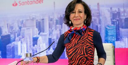 La presidenta del Banco Santander, Ana Botín.